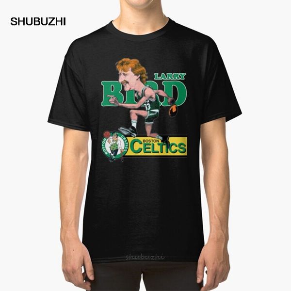 

larry bird retro basketball cartoon t shirt t - shirt cotton tshirt men summer fashion t-shirt euro size sport hooded sweatshirt hoodie