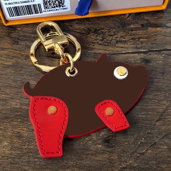 

new designer keychains latest design pig zodiac key chains brand car key chain luxury handbag pendant, Silver