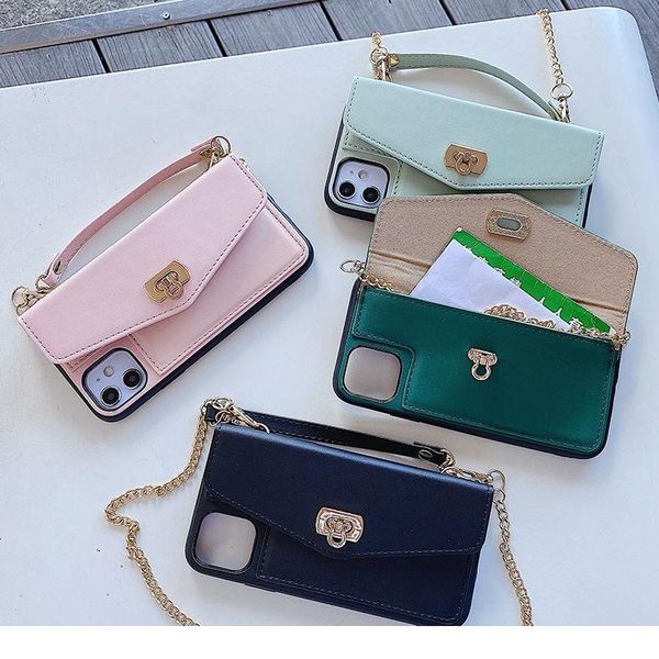 

wallet handbag with lanyard phone case for iphone 11 11pro max xr xs max x 7 8 plus crossbody shoulder c qylwrt