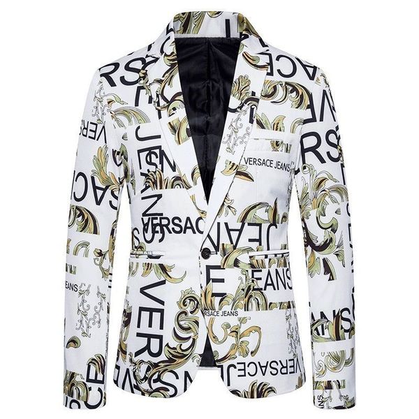 

2020 new fashion suit, regular autumn fashion men's wear, White;black