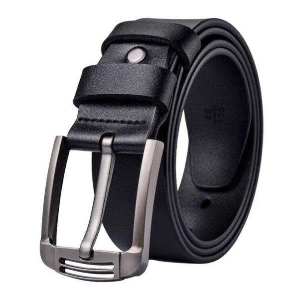 

men genuine leather belt luxury designer belts men cowskin fashion strap male jeans for man cowboy belts for, Black;brown