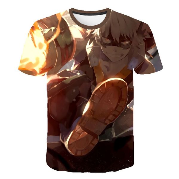 

new anime my hero academia boku no hero hipster cosplay boys skateboard 3d print shirts horror plus size graphic men clothing