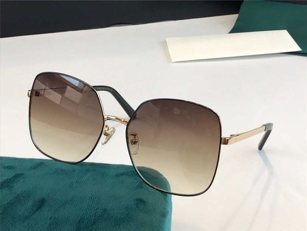 

0704 new advanced fashion sunglasses connected lens large full frame sunglasses popular goggles comes with a protective cover, White;black