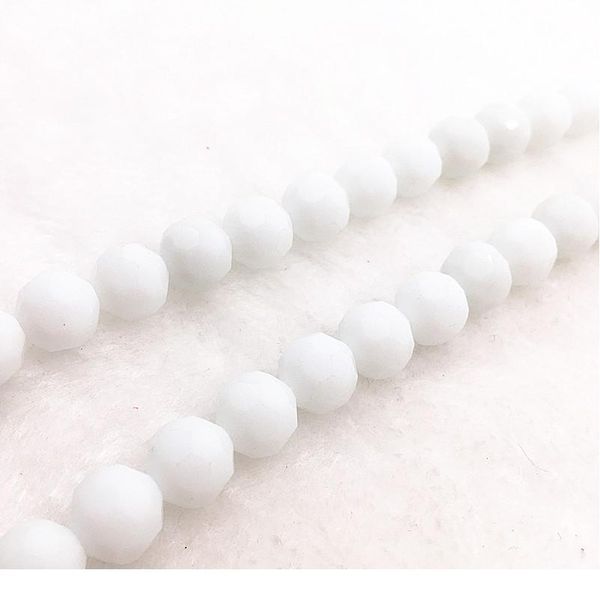 

4/6/8/10mm 32 faceted czech glass transparent faceted crystal ball beads spacer beads for jewellery making diy bracelet qylmvq
