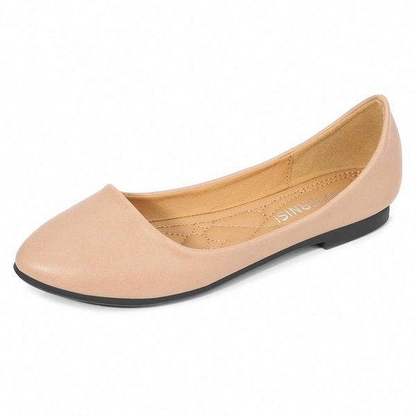 

women flat shoes slip-on pointed toe lady loafers plus size 44 45 46 shallow single low heel pregnant woman flats zapatos mujer #vy5z