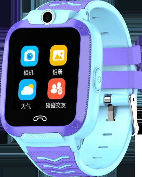 

telephone hd a51-4g call children's smart student waterproof positioning watch, Blue
