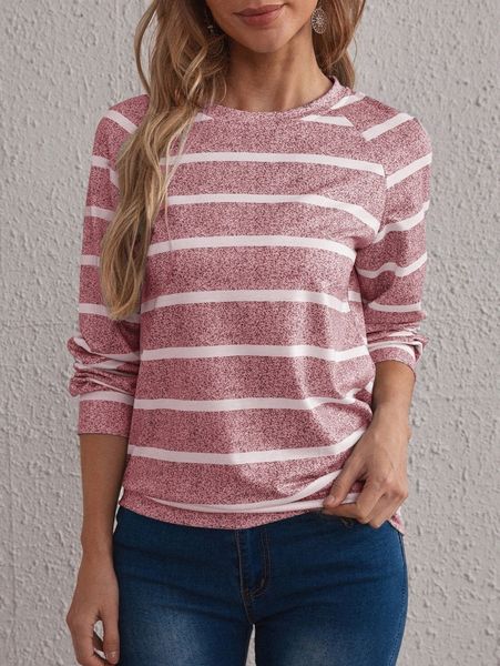 

emery rose striped print raglan sleeve sweatshirt z04z#, White;black