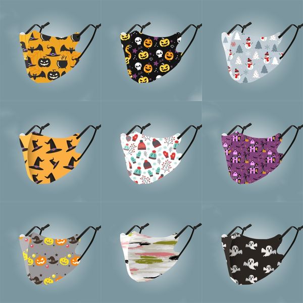 

print mask reathable mouth masks anti dust washable animal masks face mask mask#144, Black