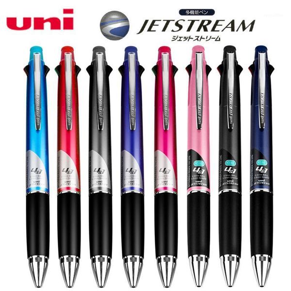 

uni msxe5-1000-05 jetstream 4+1 ballpoint pen 0.5 mm multi pen(black, blue, red, green) with 0.5mm pencil1, Blue;orange