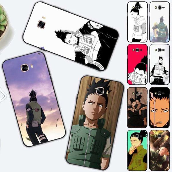 

1dwbpcs naruto shippuden animation - cartoon shikamaru mobile phone case is samsung j4 j2prime j5 j6 plus j7 8 core