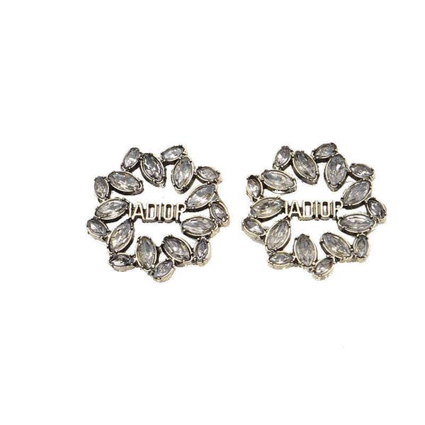 

earring star french horse eye wheat spike earring circle fairy versatile earrings, Golden;silver