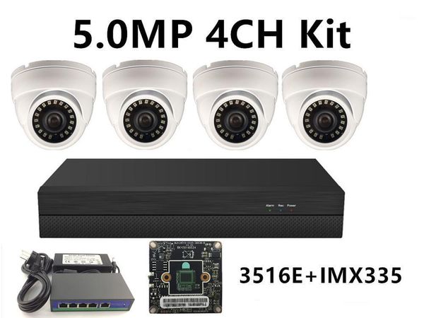 

5.0mp 4.0mp 3.0mp 2.0mp 4ch ip surveillance kit ip metal dome camera 18 leds irc 48v poe switch 8ch*5mp nvr cms xmeye p2p mobile1