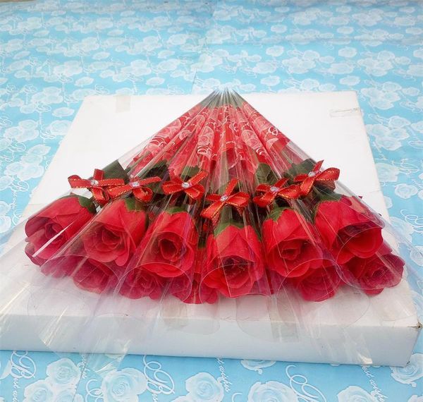 

одиночные стебли мыло цветы искусственная роза ароматное мыло для ванны для свадьбы день святого валентина день матери учитель день учителя