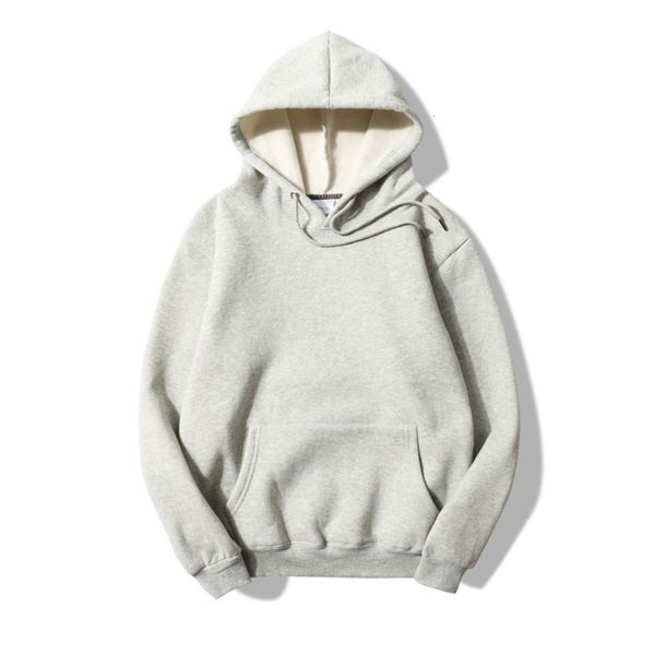 

fleece autumn sweater and cotton winter hoodie men's pullover sportswear, Gray