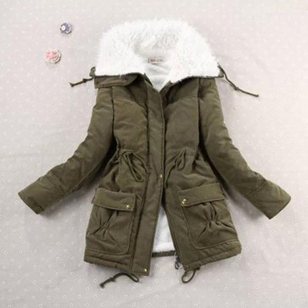 

fashion 2018 winter jacket women 9 colors hooded cotton-padded down coat long female jacket coat slim warm winter outwear1, Black