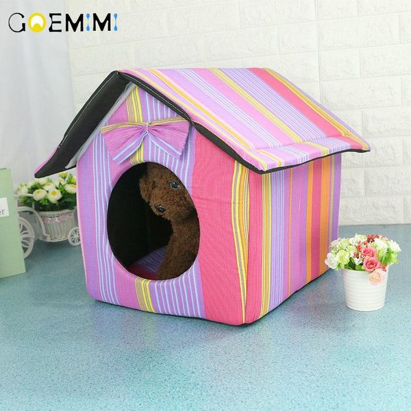 

cat beds & furniture bed house mat for small medium dogs cats soft warm and comfortable cotton material pet kennel