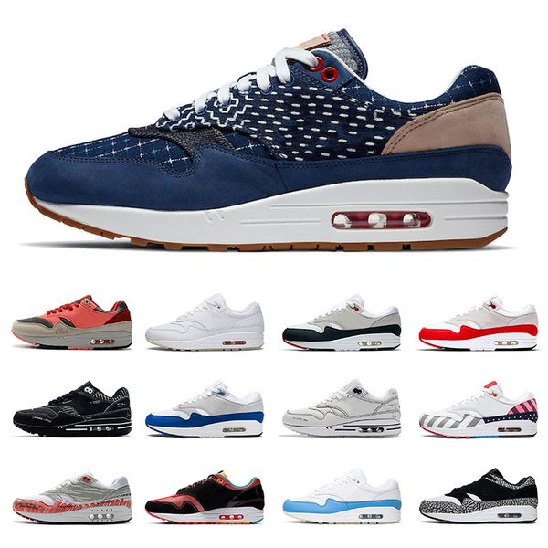 

trainers denham 1 mens womens running shoes university blue white schematic black og script men women sports sneakers, White;red