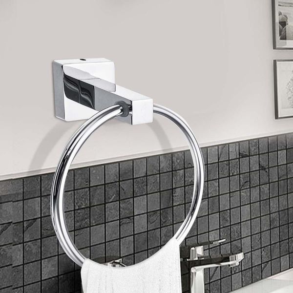 

hooks & rails 4pcs toilet-roll-paper-holder-towel-ring stainless-steel-single-towel-bar-robe-hook-bathroom-hardware-accessory-set-