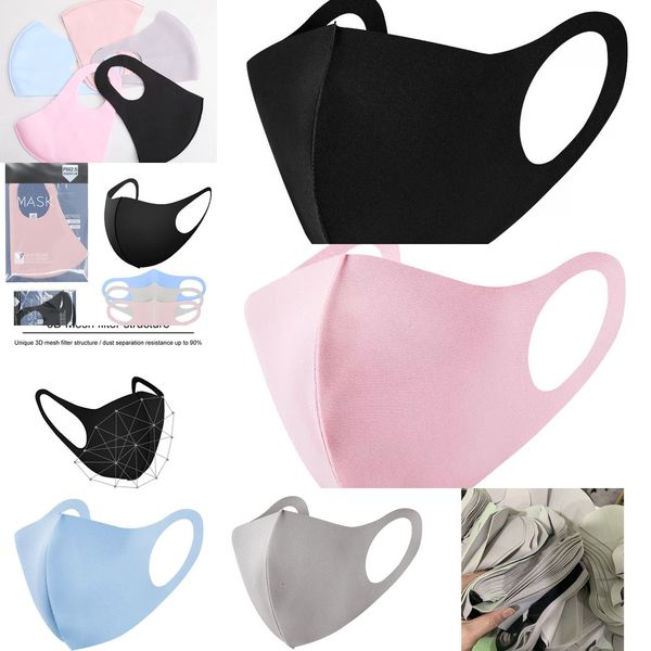 

face 5pcs/bag pm2.5 dhl cover party mask masks respirator dustproof washabel reusabel protective ice silk cotton masks boutletki5z