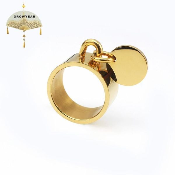 

cluster rings stainless steel gold ring wafer arch various 10mm width heart 15mm girl woman jewelry can plating, Golden;silver