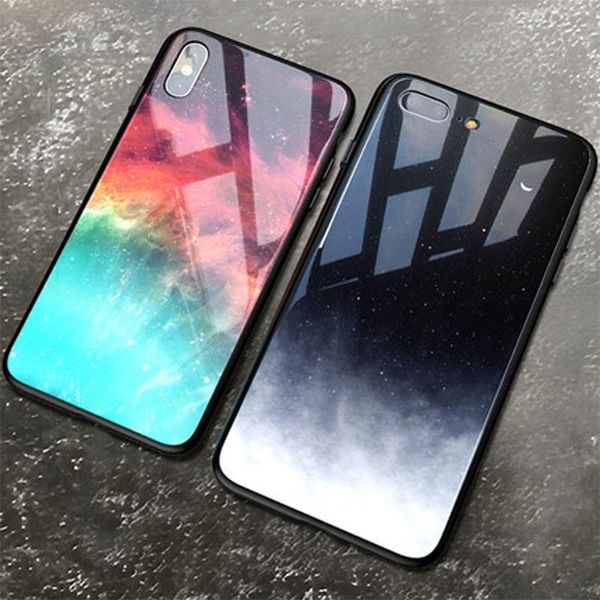 

стеклянный чехол для телефона для iphone xs mas xr x 7 8 10 6 s xs star space cover cover для iphone 8 sqcqka cass2010