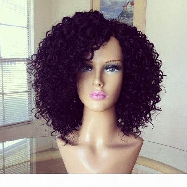 

150% density sale curly natural black lace wig human hair wigs full lace wig front lace wig bella hair, Black;brown