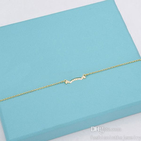 

necklace designer jewelry luxury fashion party gift gold platinum rose diamond pendant necklaces for women long chain wholesale necklaces fo, Silver