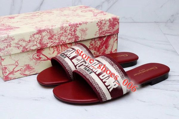 

2020 designer brand sandals fashion women's sandals women hococal luxury flower printed tie-dye beach flip flops slipper, Black;red
