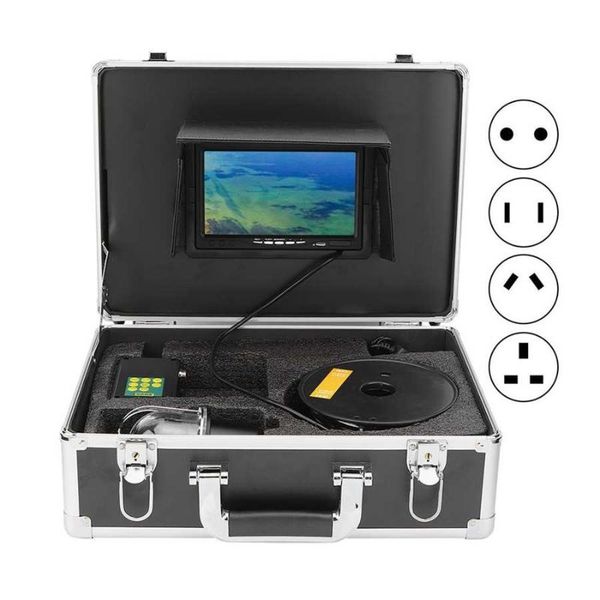 

7in dvr 20m underwater video camera ip68 waterproof 360 degrees rotating dome panoramic with 8g memory card 100-240v hot