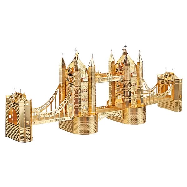 

metal 3d puzzle toy london tower bridge p009g puzzle 3d model y200421