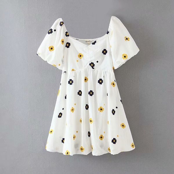 

pk3ee spring lantern loose skirt new women's fashion floral embroidered lantern loose dress i4vss s8951 skirt, Black;gray