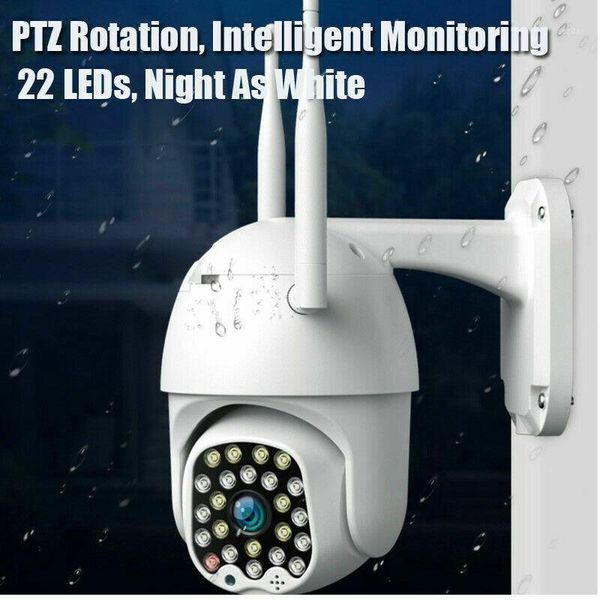 

1080p hd ip camera outdoor waterproof ptz security camera ir night vision dome wireless wifi for for home shop garage1