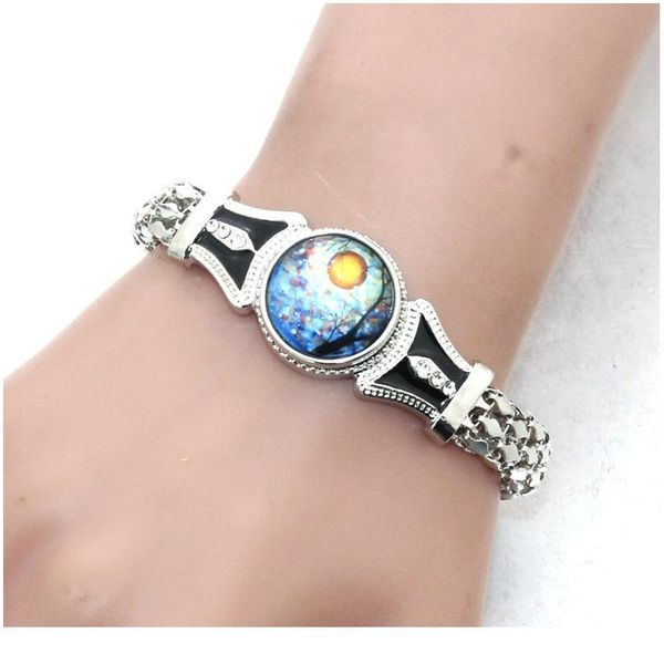 

boom life twist chain snap button bracelet & bangles lobster clasp bracelet fashion jewelry fit in 18mm snap butto bbyakt, Golden;silver