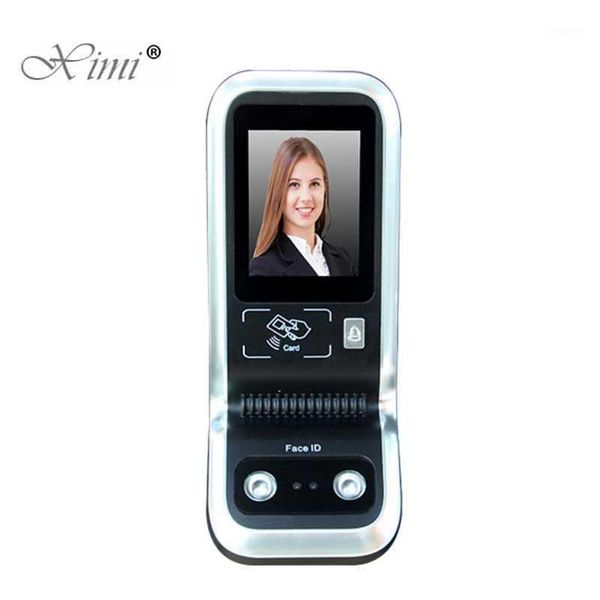 

2.8 inch touch screen biometric security camera facial access control face recognition door access system with reader1
