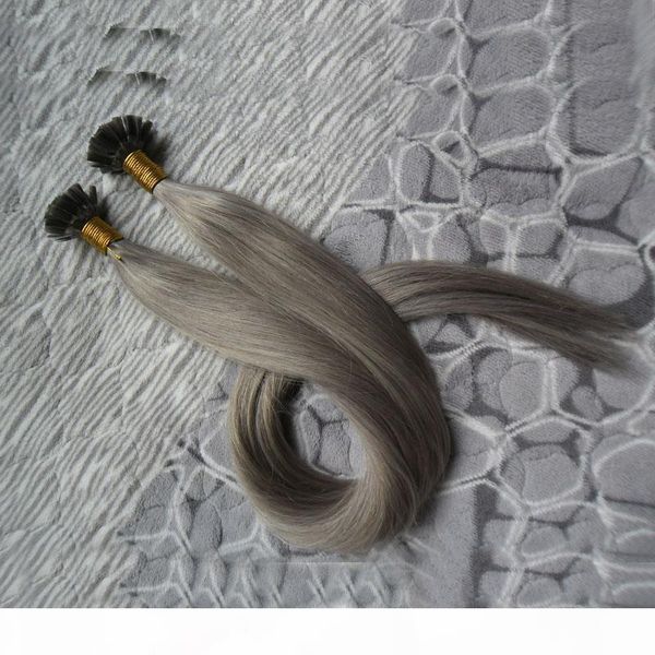 

pre-bonded remy pre bonded human straight hair extension u tip straight hair u-tip human hair extension, Black