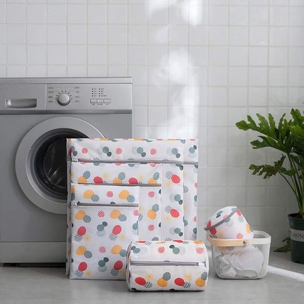 

household laundry bag underwear socks bra classification wash bag printing folding bra protector storage bags organizer
