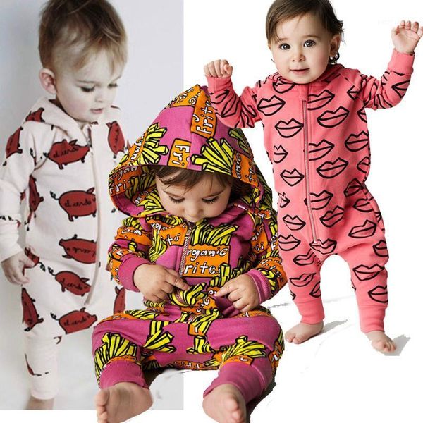 

jumpsuits 2021 fashion baby pajamas & sleepwear clothing boys clothes for girls rompers with hooded cotton jp-2991, Blue