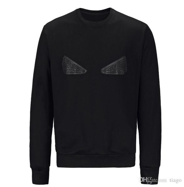

stylist hoodie sweatshirt men women cotton sweater hoodie fashion long sleeve black eyes print pullover hoodies streetwear sweatershirt