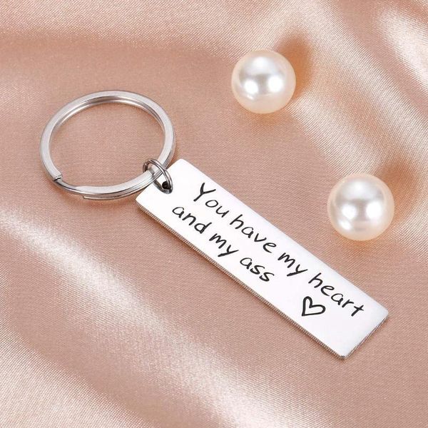 

anniversary gift keychain for husband boyfriend him from girlfriend wife birthday for couple keyring wedding valentines day gift1, Silver