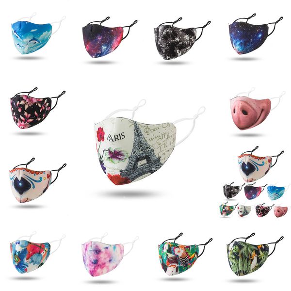 

designer women fashion black face masks dustproof breathable reusable adjustable ear buckle mask wholesale 3 nsmem