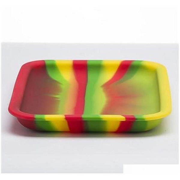 

2019 sile tobacco tray for square size 20cm* 15cm*2cm smoking storage tray handroller rol qylele tore2010
