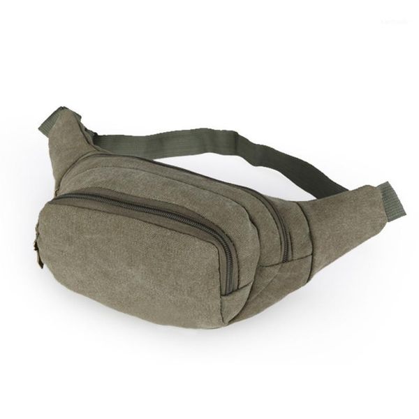 

outdoor bags waist hanging pack canvas packs belt bag portable men and women bags1