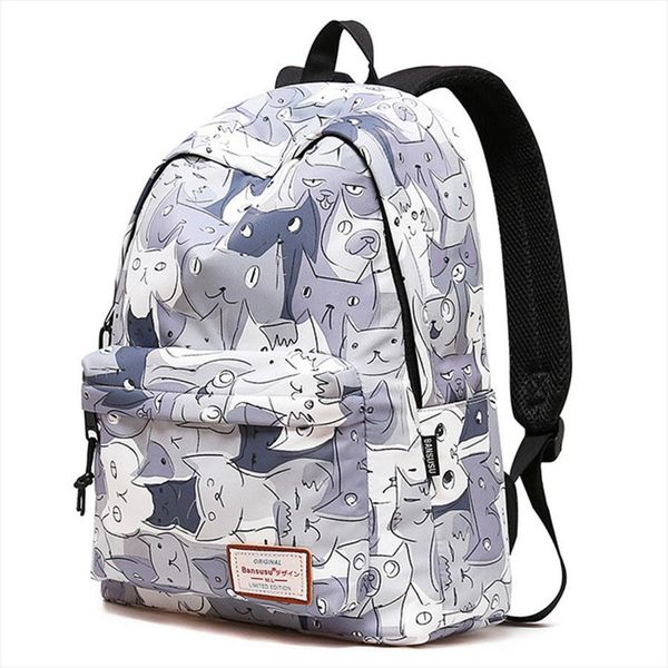 

brand womens waterproof backpacks cat cartoon printing schoolbags for girls children travel bags school bag sale