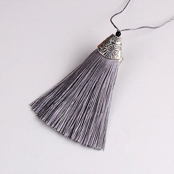 

10pcs metal caps tassels fringe pendant diy material smooth cord party tassel trim jewelry curtains decor ribbon accessories h jlljji