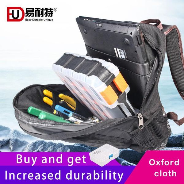 

tool bag waterproof shoulders electrician tools men backpack large capacity breathable thicken oxford cloth organizer1