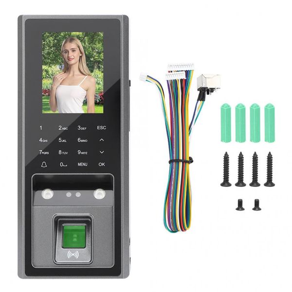 

2.8in Facial Time Attendance Machine TCP/IP Fingerprint Password Access Control System face recognition reconhecimento facial