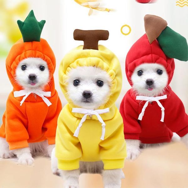 

cute pet dog clothes for dogs hoodies funny fruit dog coat puppy pet clothing for dogs costume chihuahua yorkshire ropa perro1