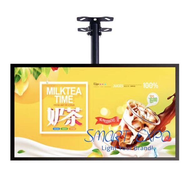 Fast Food Store Menu Boards Hang Display pubblicitario Light Box (60x80cm)