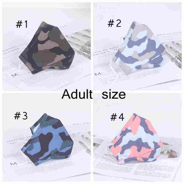 

protective camouflage kids anti dust pm2.5 and cotton washable reusable face mask zza2384in stock124455