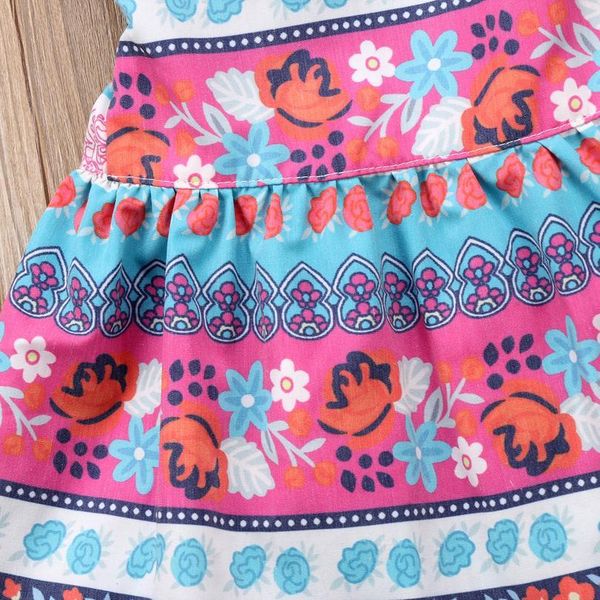 

toddler baby kid girls boho dress summer bow ruffles dresses for girls todd sqcbnr